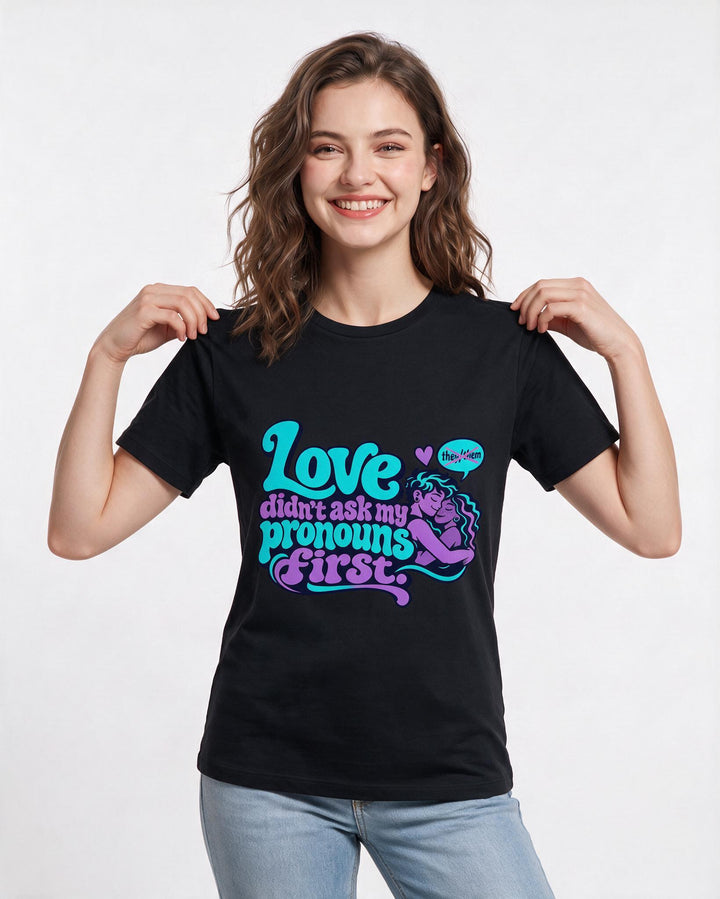 Pride Black T-Shirt for Women – Everyday Expression Graphic Tee product image 1