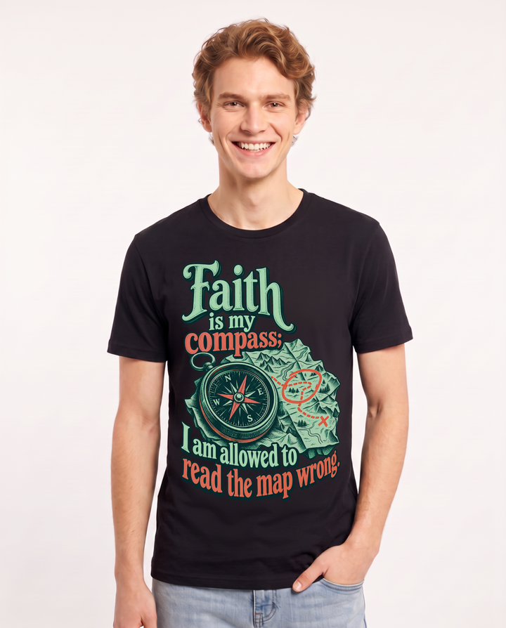 Christian Faith Black T-Shirt for Men – Everyday Expression Graphic Tee product image 3