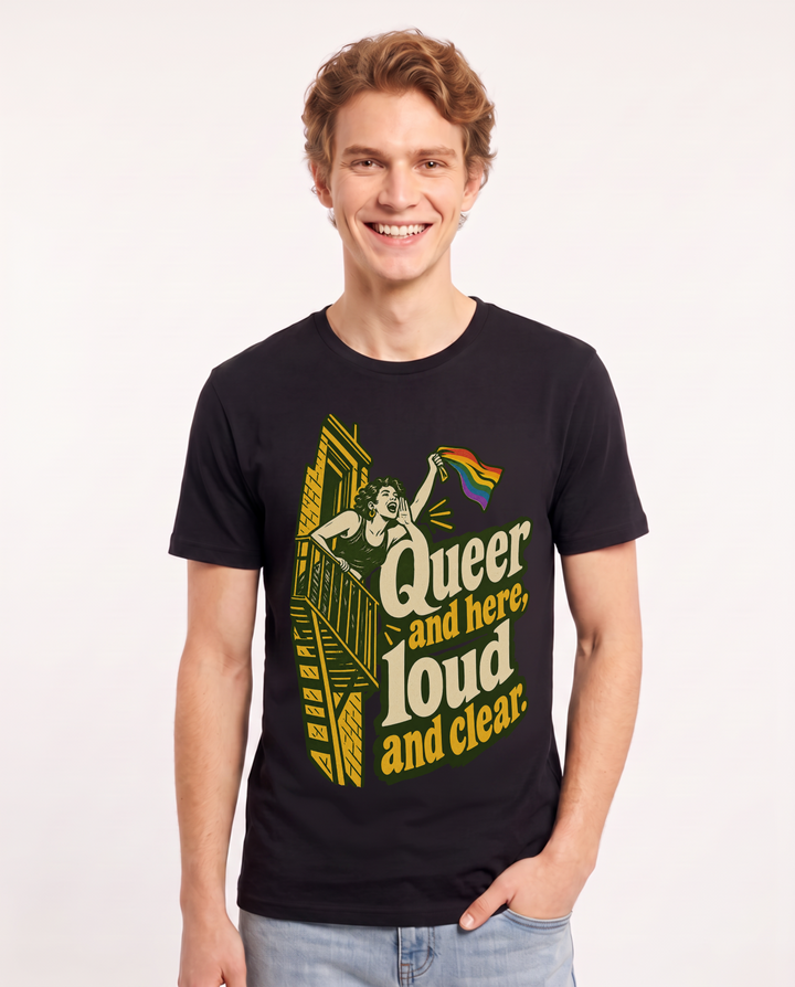 Pride Black T-Shirt for Men – Everyday Expression Graphic Tee product image 3