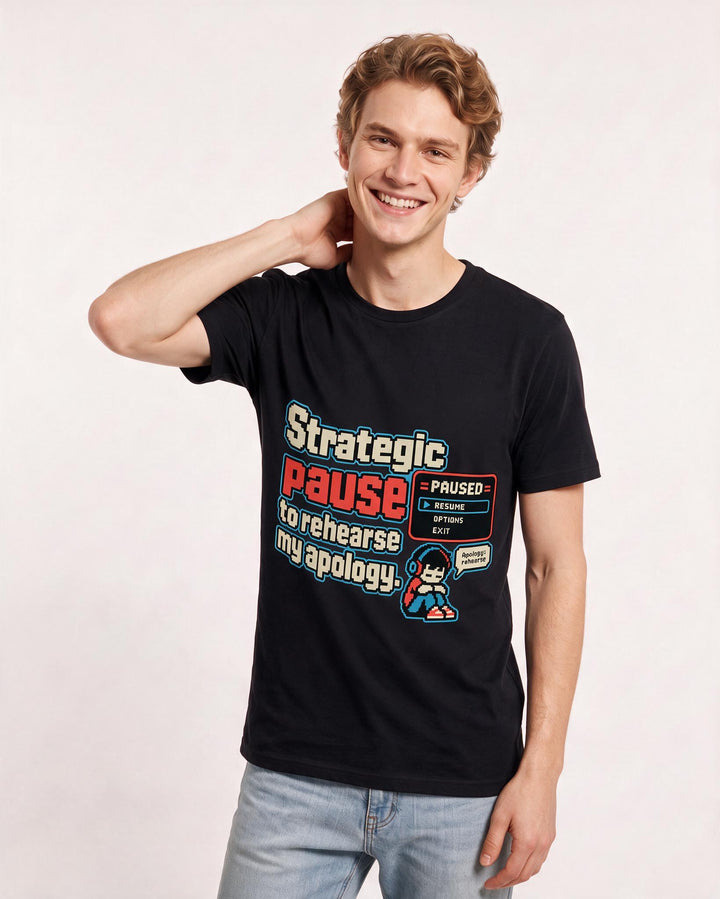 Gaming Black T-Shirt for Men – Game Night Graphic Tee product image 1