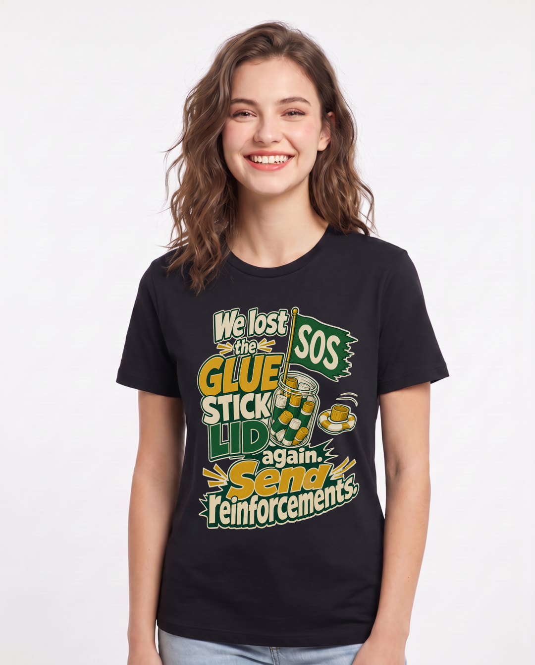 Teacher Black T-Shirt for Women – Everyday Expression Graphic Tee product image 3