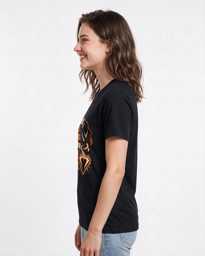 Graduation Black T-Shirt for Women – Everyday Expression Graphic Tee product image 2