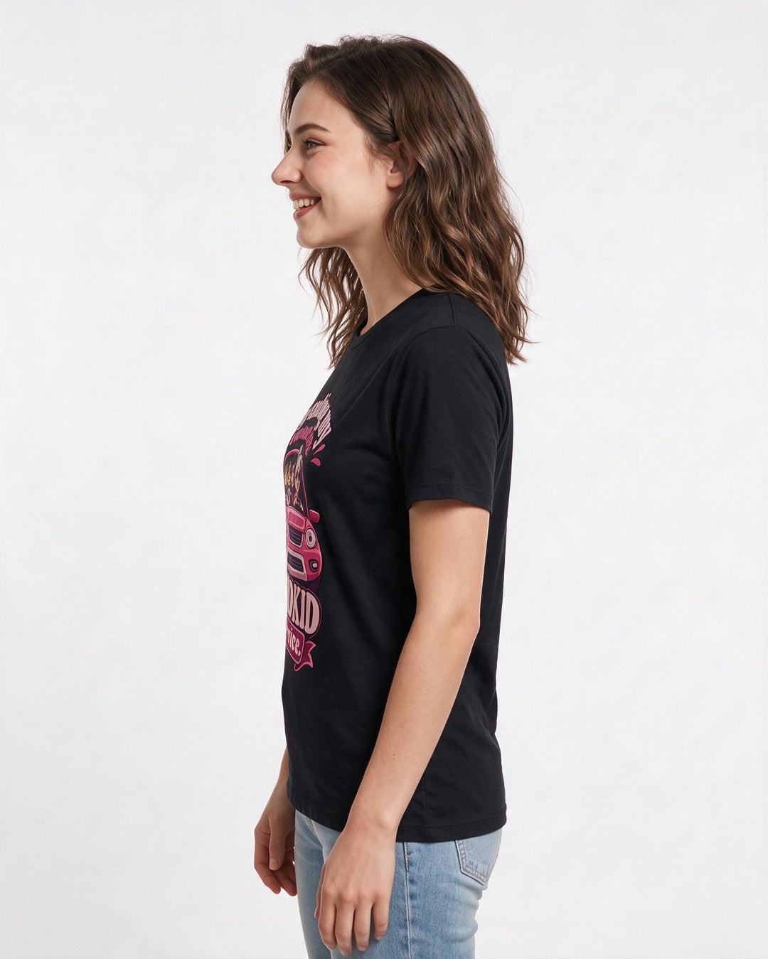 Grandparent Black T-Shirt for Women – Everyday Expression Graphic Tee product image 2