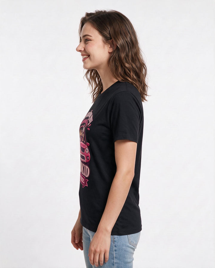 Grandparent Black T-Shirt for Women – Everyday Expression Graphic Tee product image 2