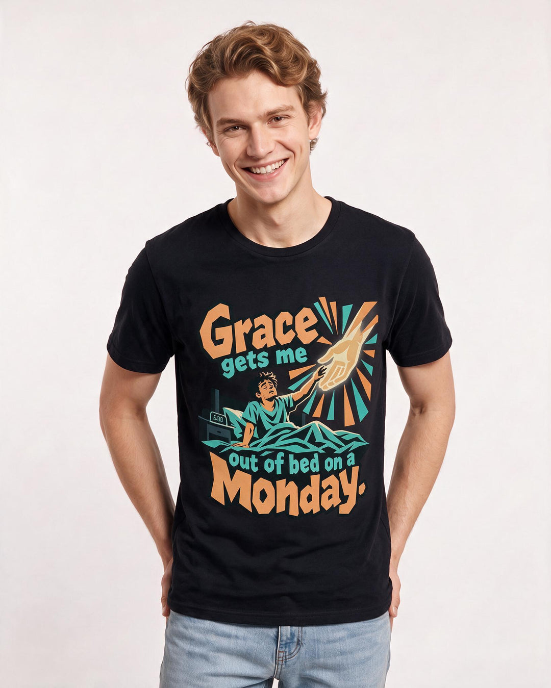 Christian Faith Black T-Shirt for Men – Everyday Expression Graphic Tee product image 1