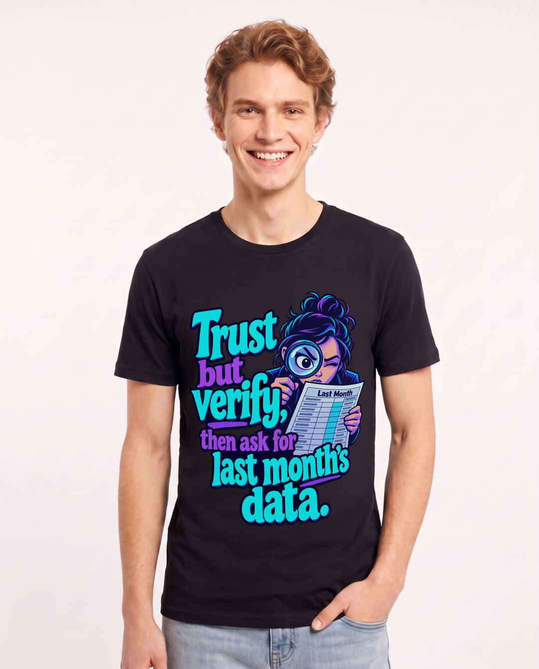 Political Statement Black T-Shirt for Men – Everyday Expression Graphic Tee product image 3