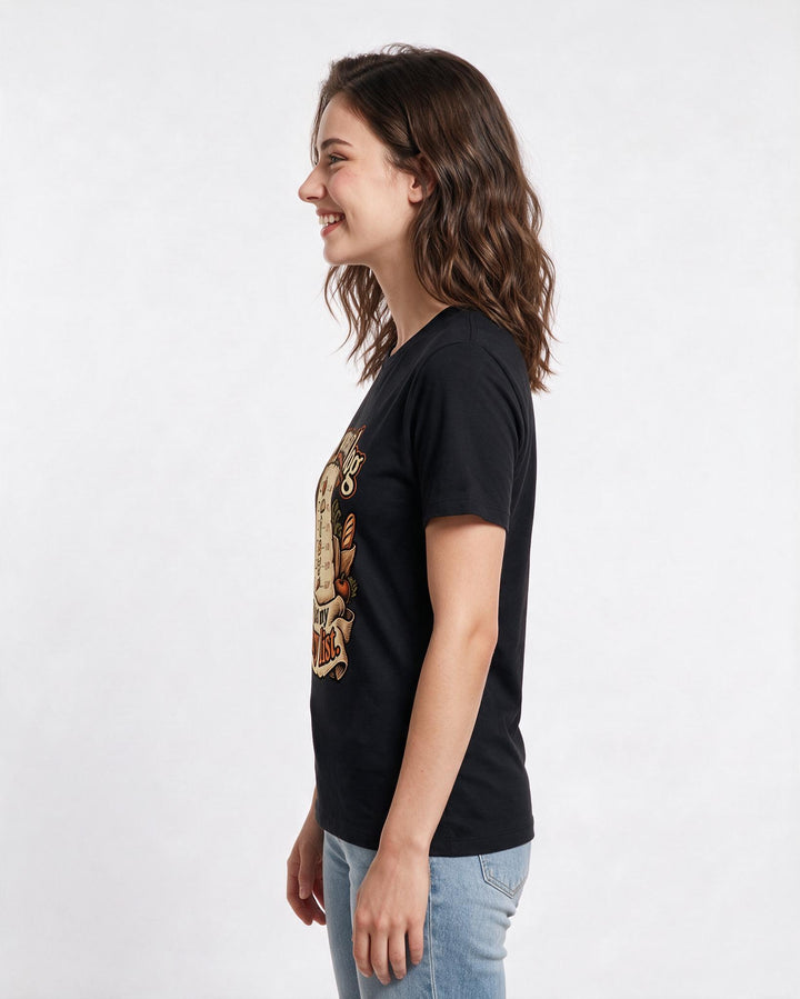 Gaming Black T-Shirt for Women – Game Night Graphic Tee product image 2