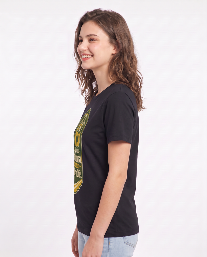 Graphic Women's Black T-Shirt - My title is Grandma, but my role is product image 2