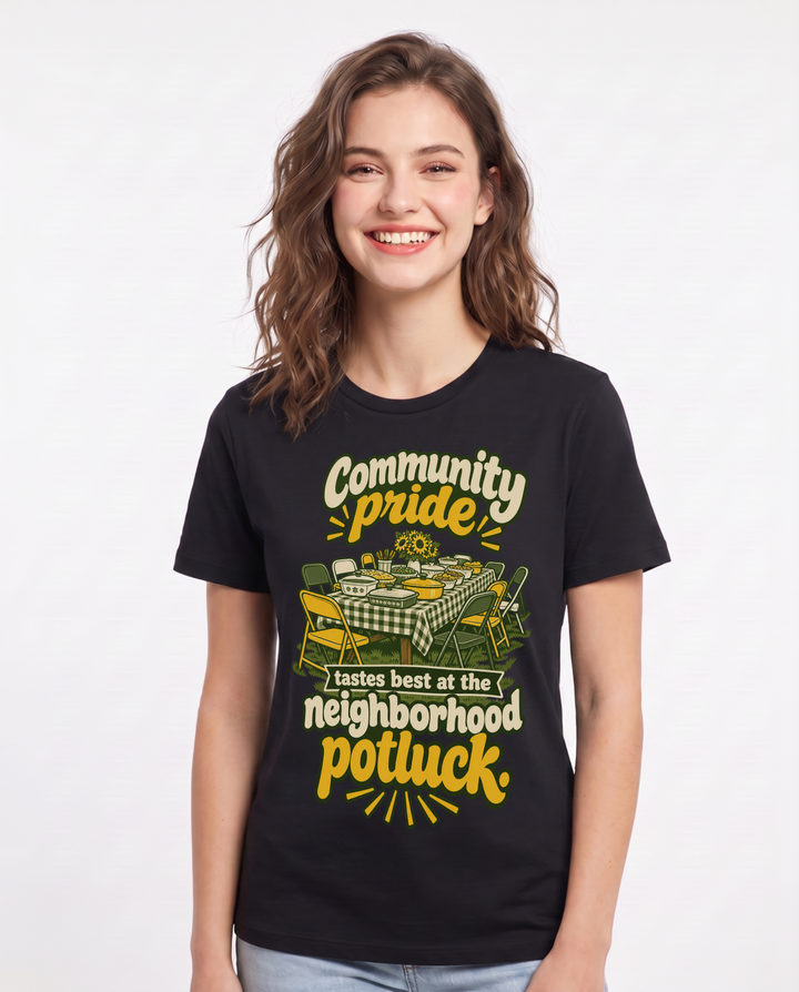 Patriotic Black T-Shirt for Women – Everyday Expression Graphic Tee product image 3