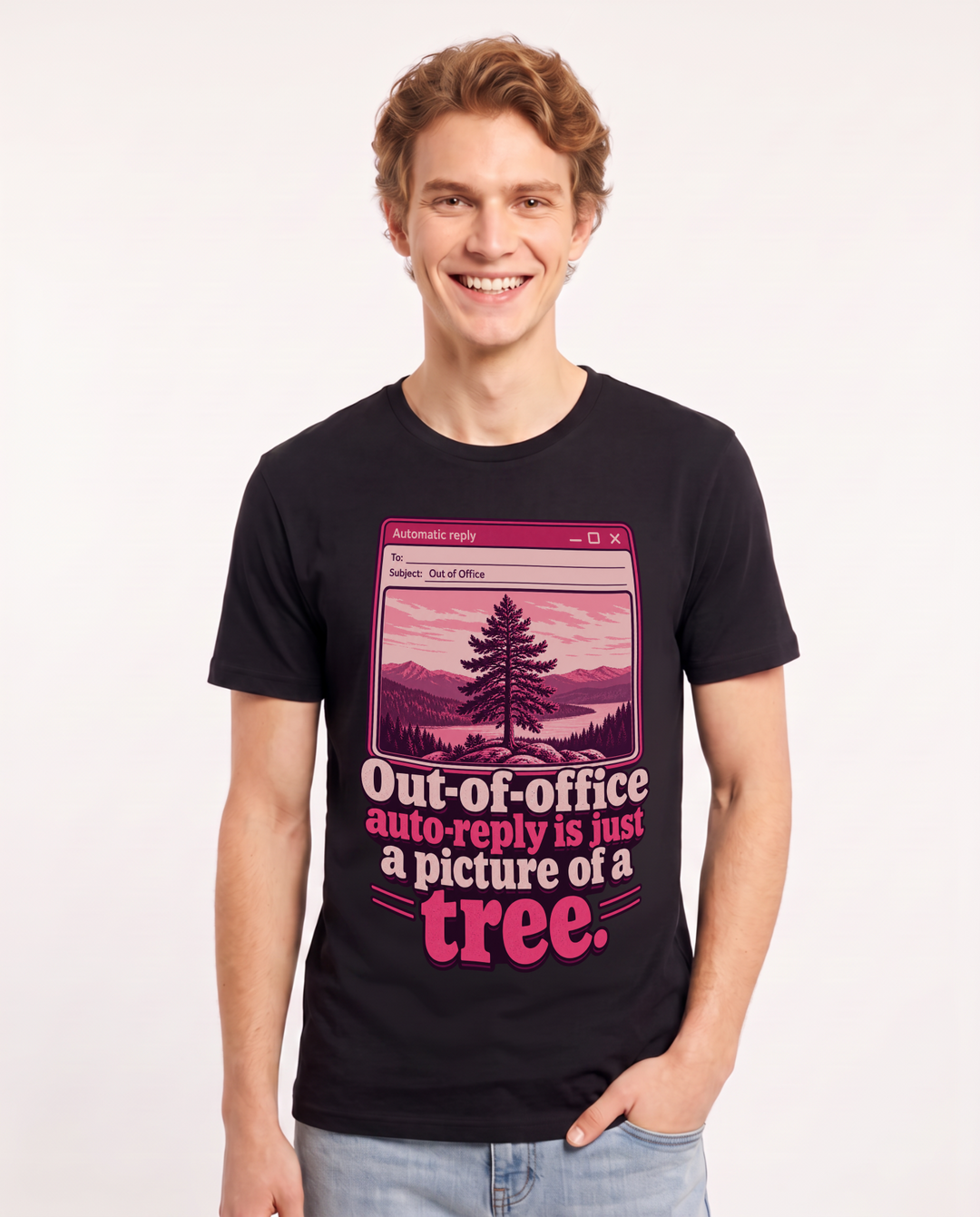 Hunting Black T-Shirt for Men – Everyday Expression Graphic Tee product image 3
