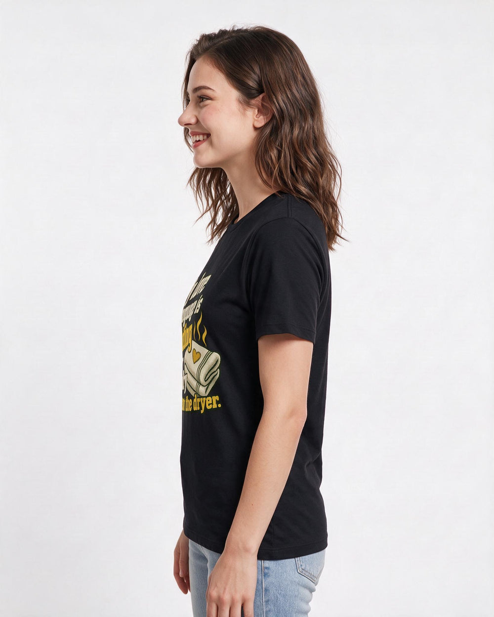 Grandparent Black T-Shirt for Women – Everyday Expression Graphic Tee product image 2