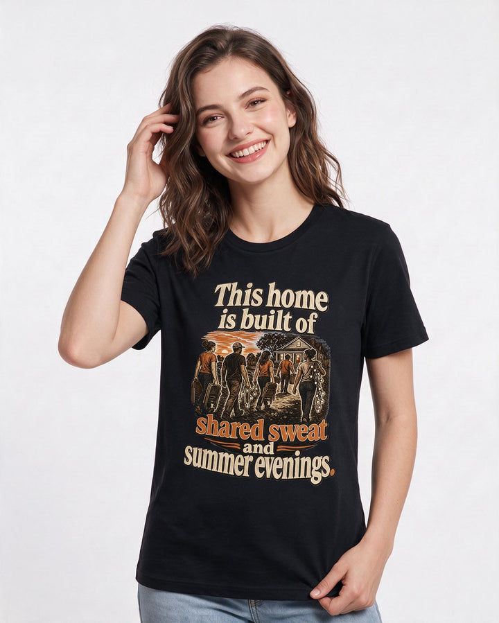 Patriotic Black T-Shirt for Women – Everyday Expression Graphic Tee product image 1
