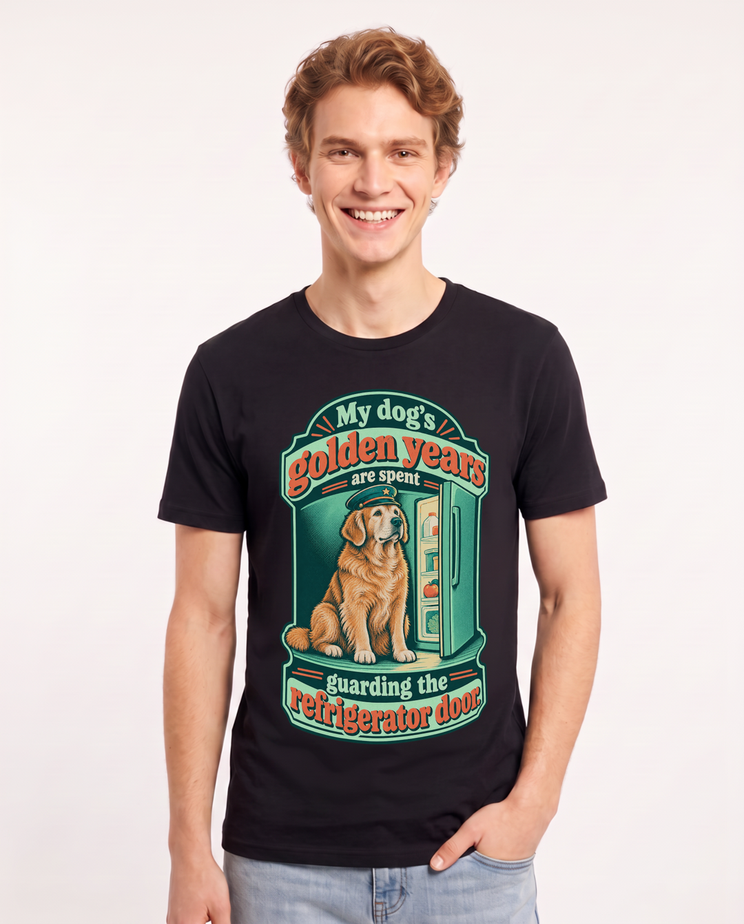 Cat Lover Black T-Shirt for Men – Everyday Expression Graphic Tee product image 3