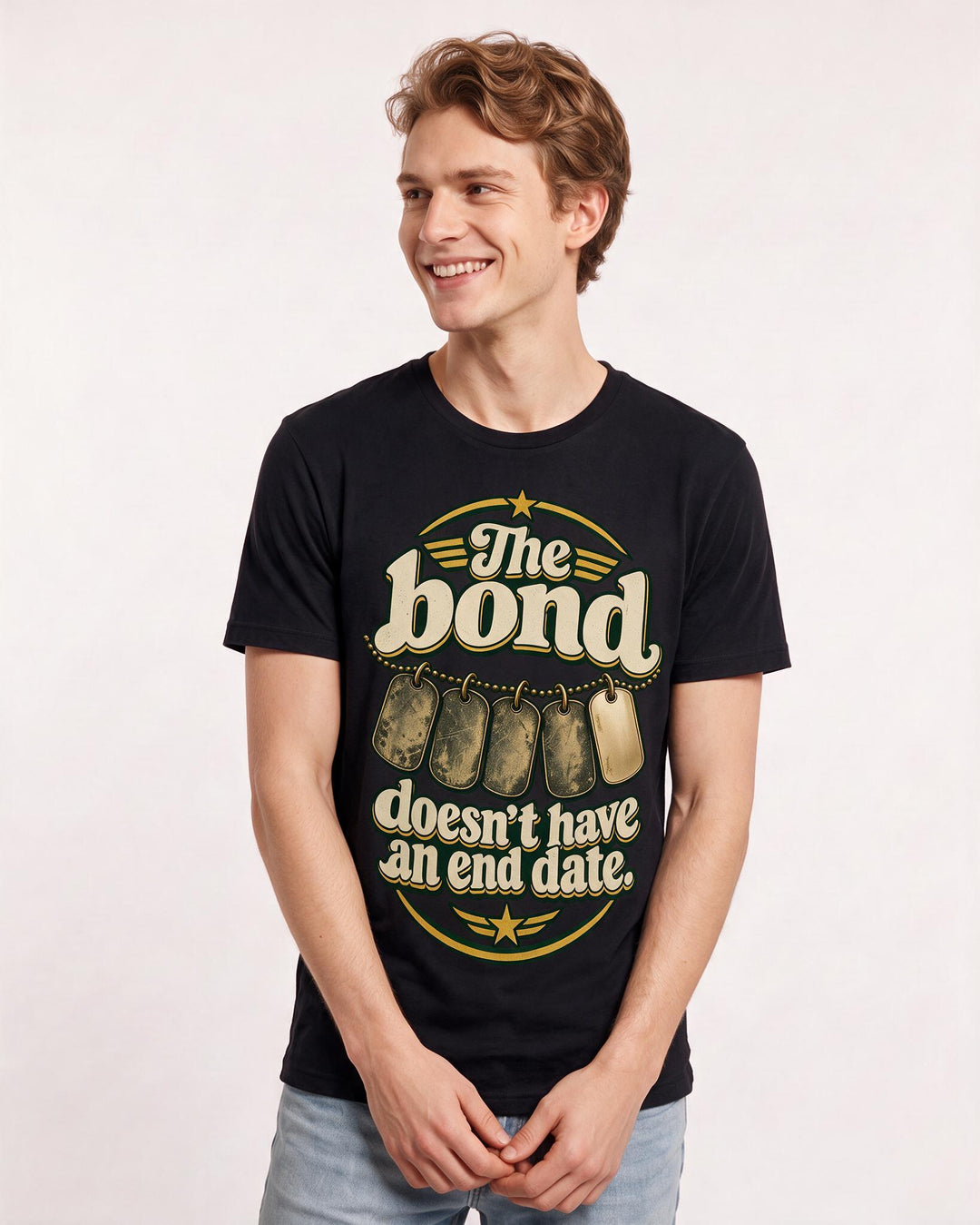 Veteran Black T-Shirt for Men – Everyday Expression Graphic Tee product image 1