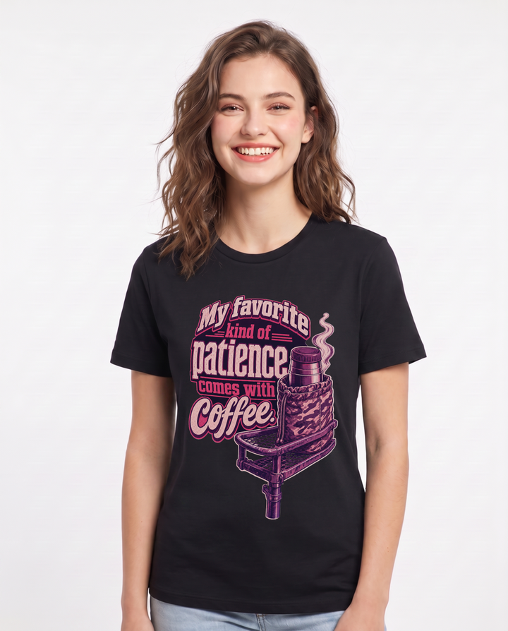 Hunting Black T-Shirt for Women – Everyday Expression Graphic Tee product image 3