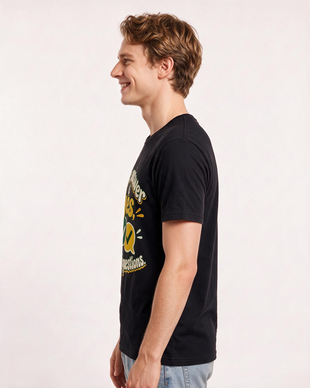 Pride Black T-Shirt for Men – Everyday Expression Graphic Tee product image 2