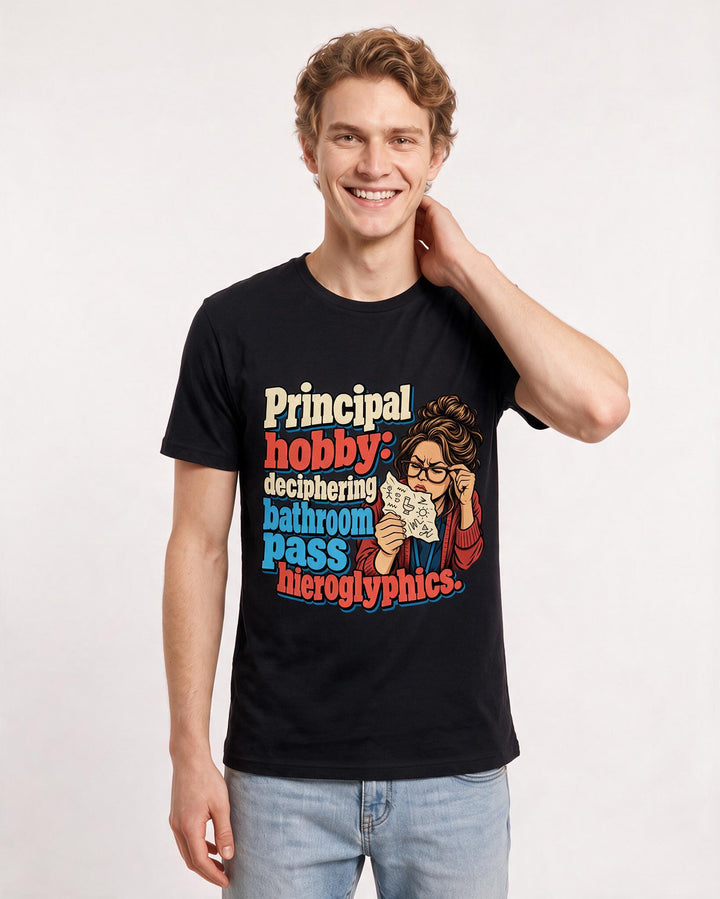Teacher Black T-Shirt for Men – Everyday Expression Graphic Tee product image 1