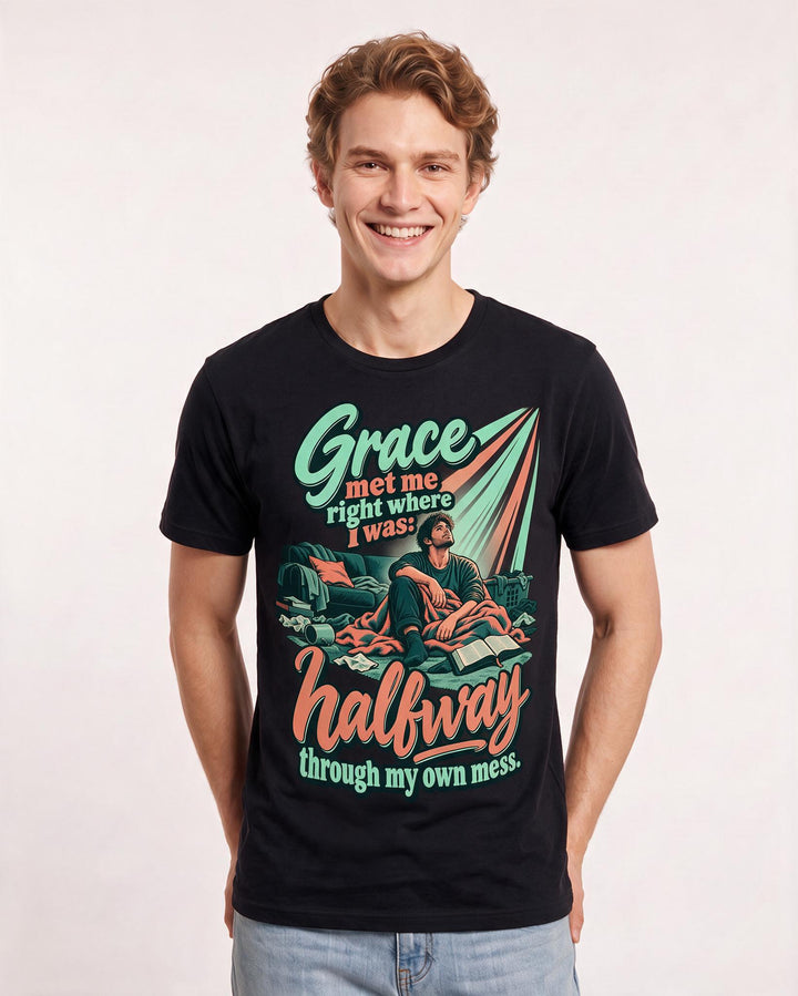 Christian Faith Black T-Shirt for Men – Everyday Expression Graphic Tee product image 1