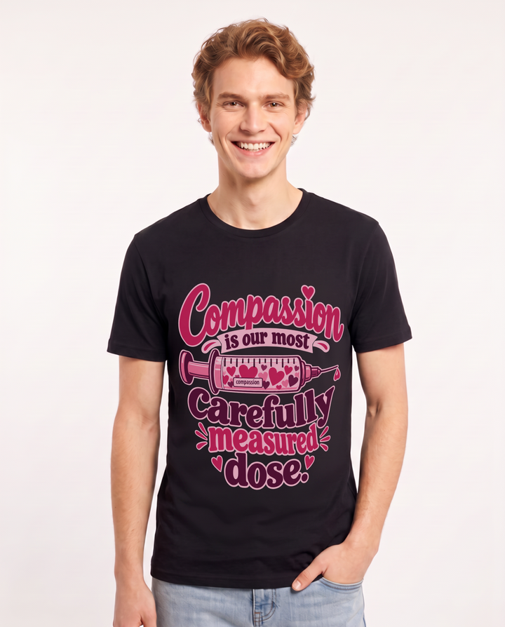 Nurse Black T-Shirt for Men – Nursing Life Graphic Tee product image 3