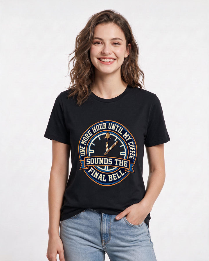 Teacher Black T-Shirt for Women – Everyday Expression Graphic Tee product image 3
