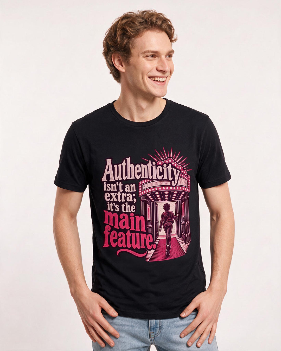 Pride Black T-Shirt for Men – Everyday Expression Graphic Tee product image 1