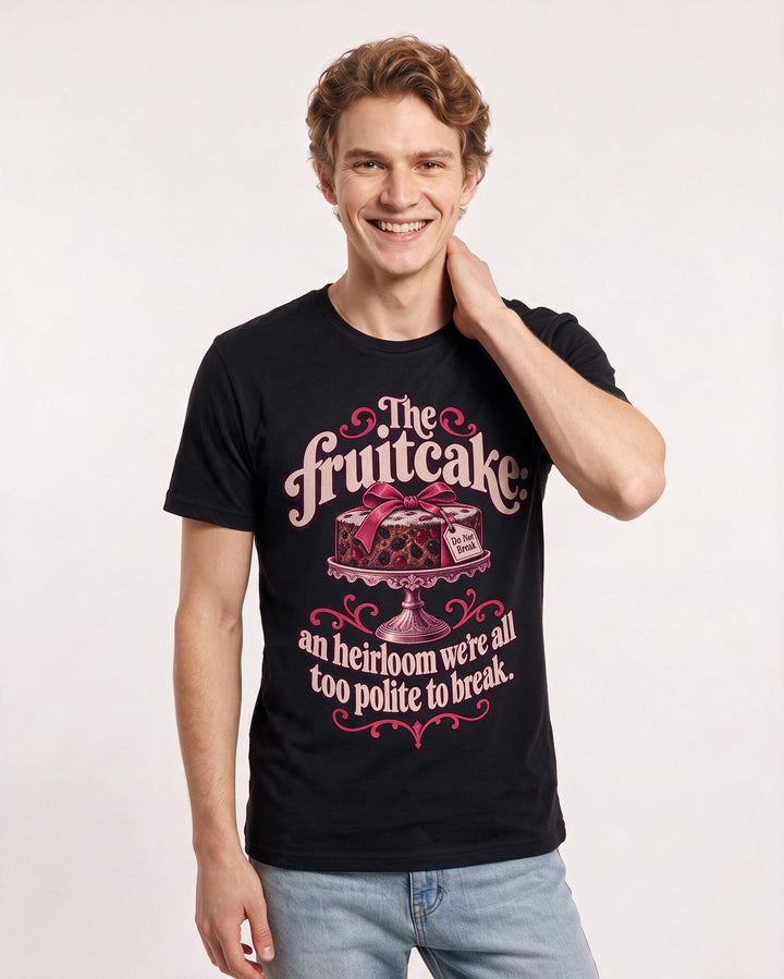 Christmas Black T-Shirt for Men – Holiday Theme Graphic Tee product image 1