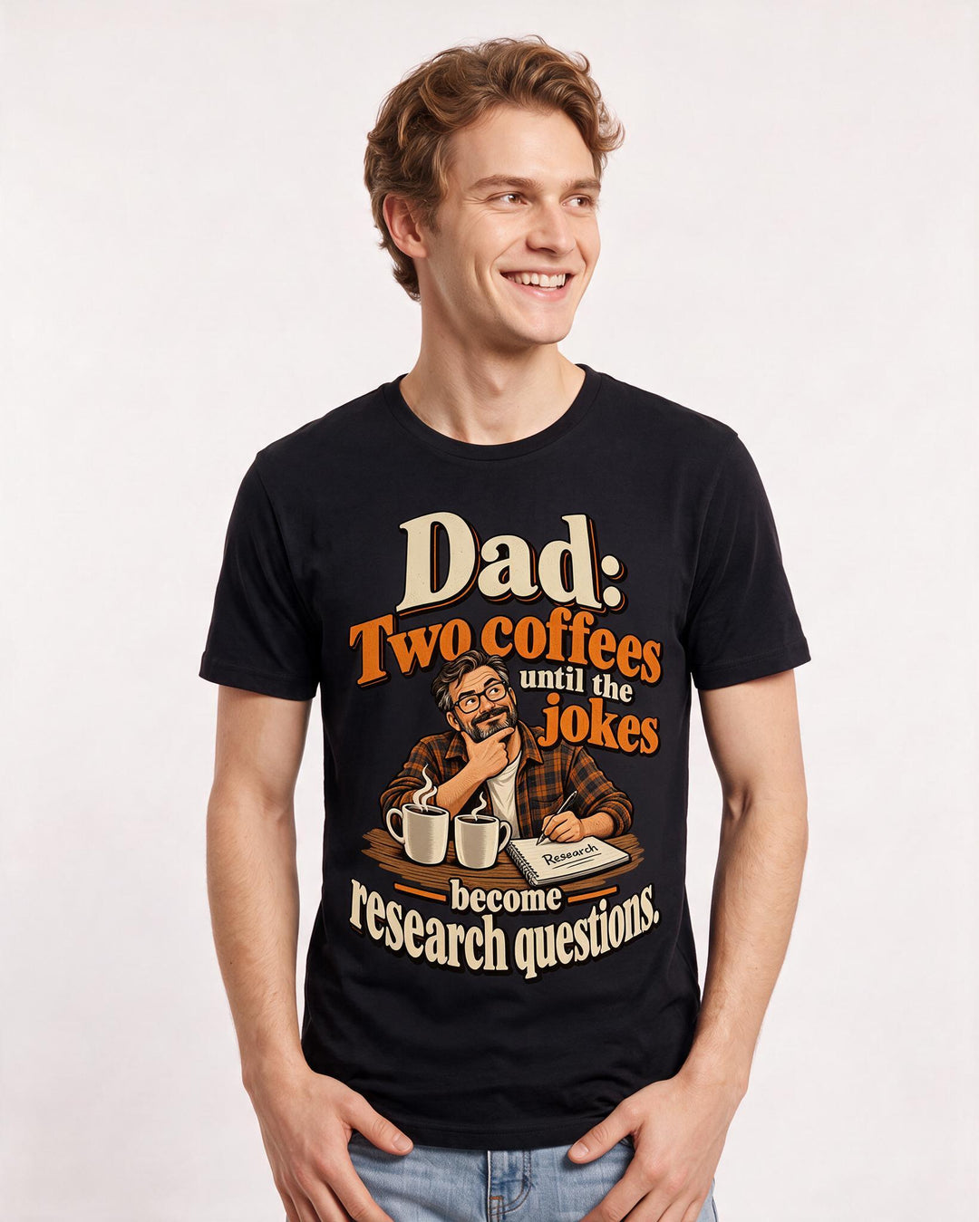 Grandpa Black T-Shirt for Men – Everyday Expression Graphic Tee product image 1