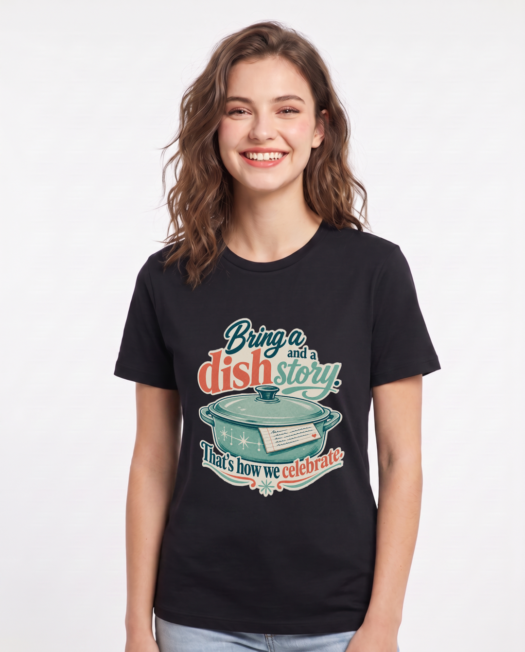 Patriotic Black T-Shirt for Women – Everyday Expression Graphic Tee product image 3
