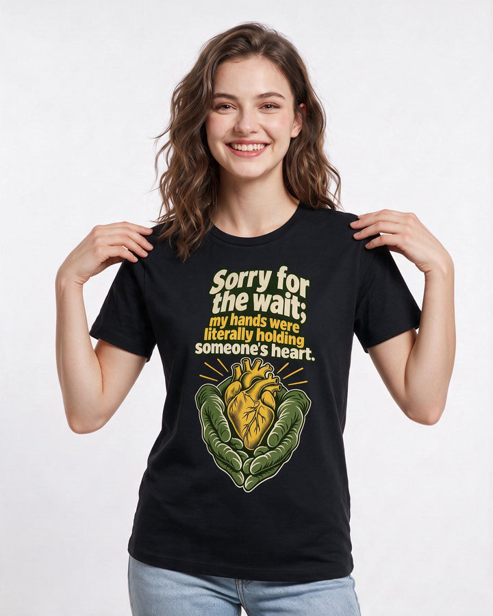 Nurse Black T-Shirt for Women – Nursing Life Graphic Tee product image 1