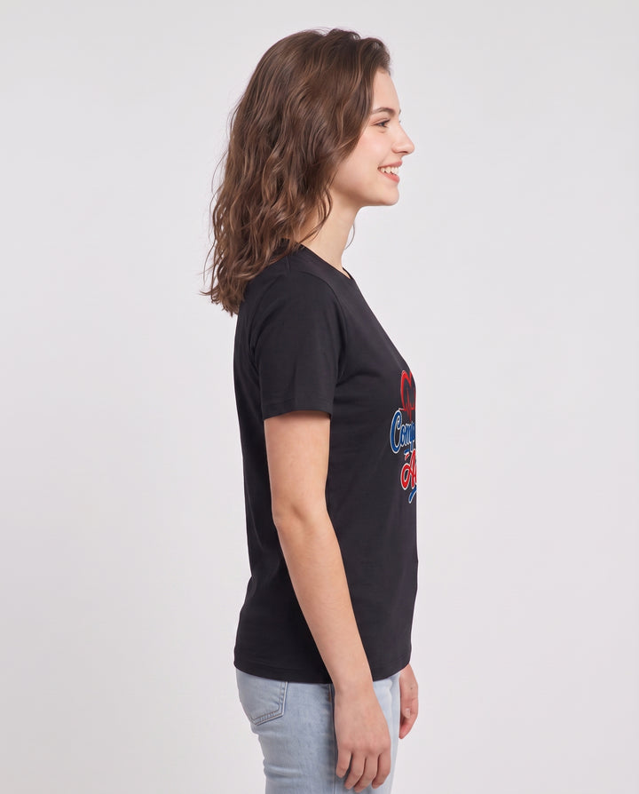 Compassion in Action Women's Black T-Shirt product image 3