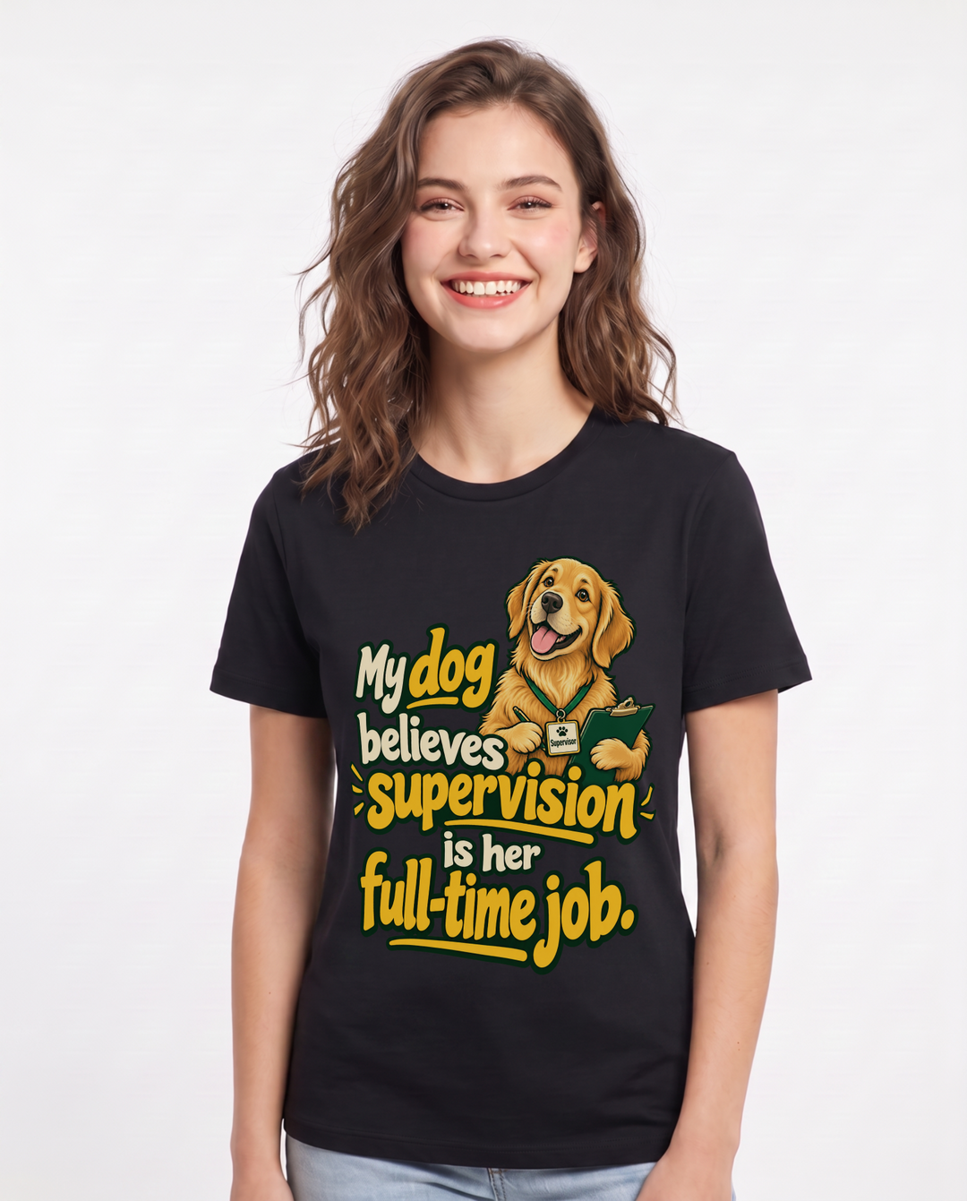 Cat Lover Black T-Shirt for Women – Everyday Expression Graphic Tee product image 3