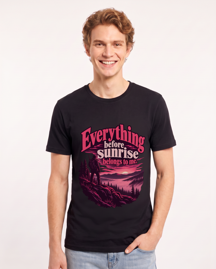 Hunting Black T-Shirt for Men – Everyday Expression Graphic Tee product image 3