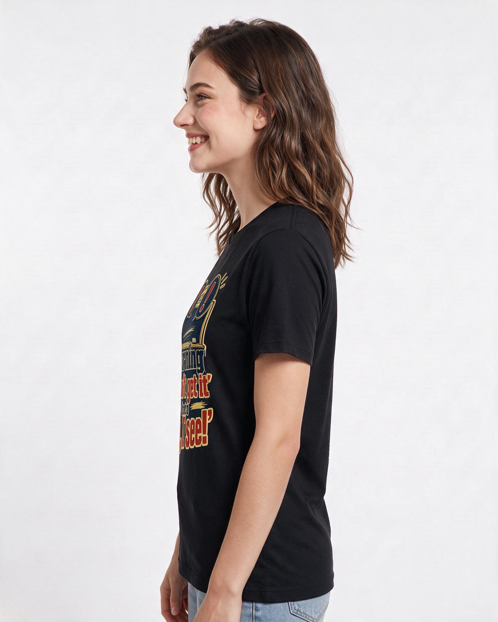 Teacher Women's Black T-Shirt – Turning 'I don't get it' into 'Oh, I see!' product image 2