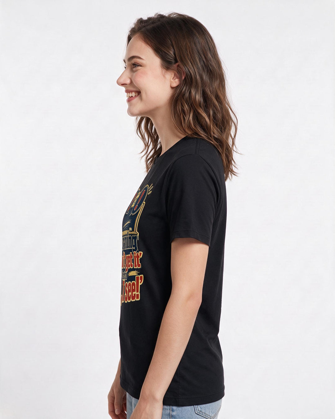 Teacher Women's Black T-Shirt – Turning 'I don't get it' into 'Oh, I see!' product image 2