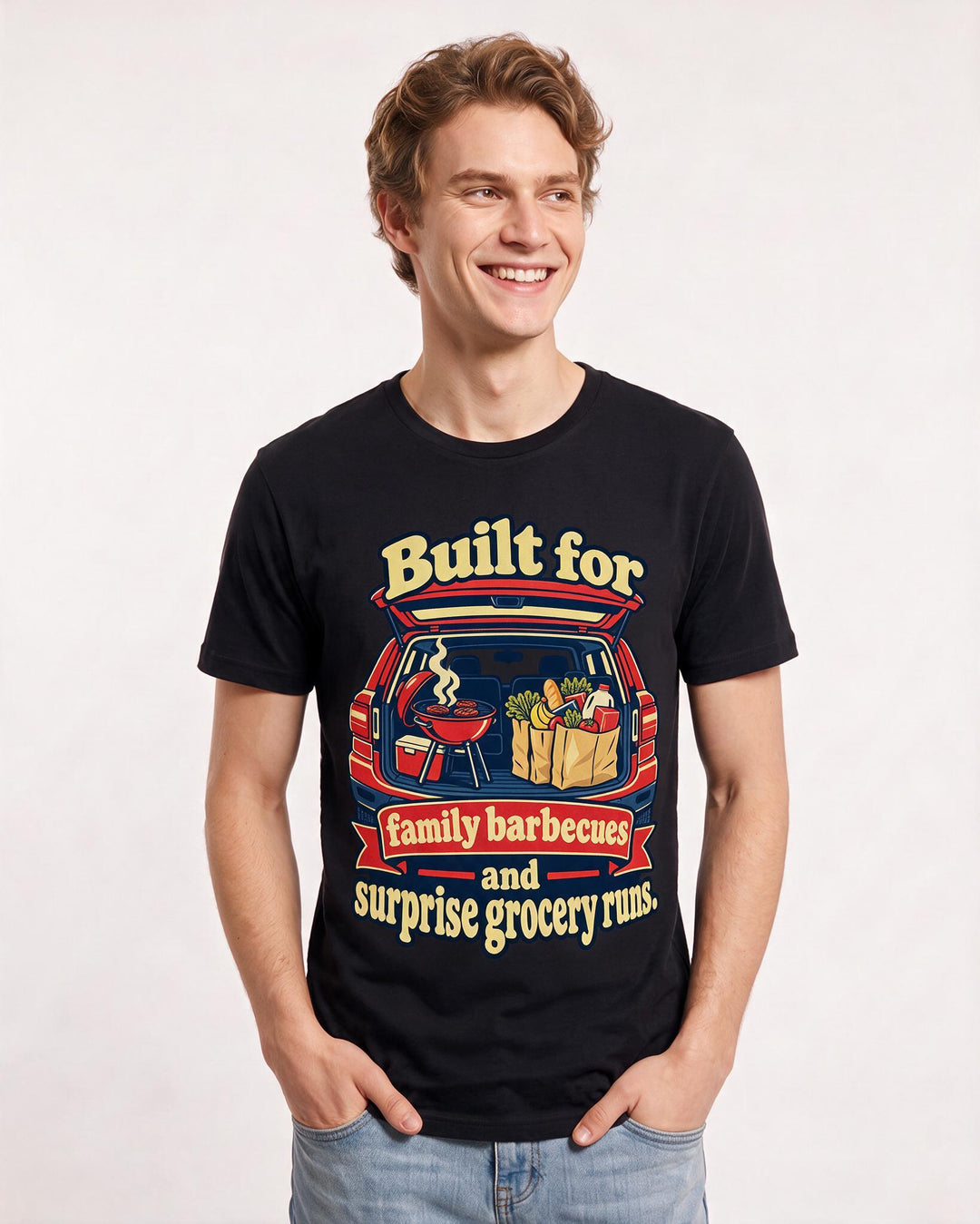 Mom Black T-Shirt for Men – Everyday Expression Graphic Tee product image 1