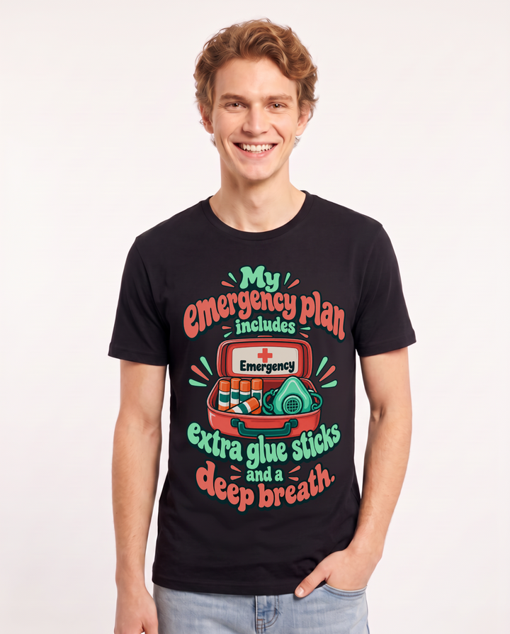 Teacher Black T-Shirt for Men – Everyday Expression Graphic Tee product image 3
