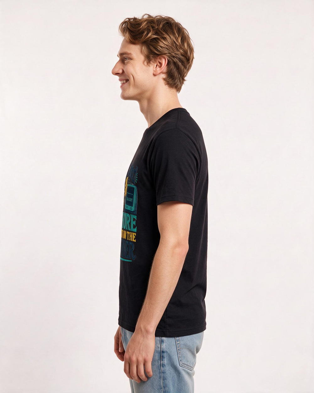 Nurse Black T-Shirt for Men – Nursing Life Graphic Tee product image 2