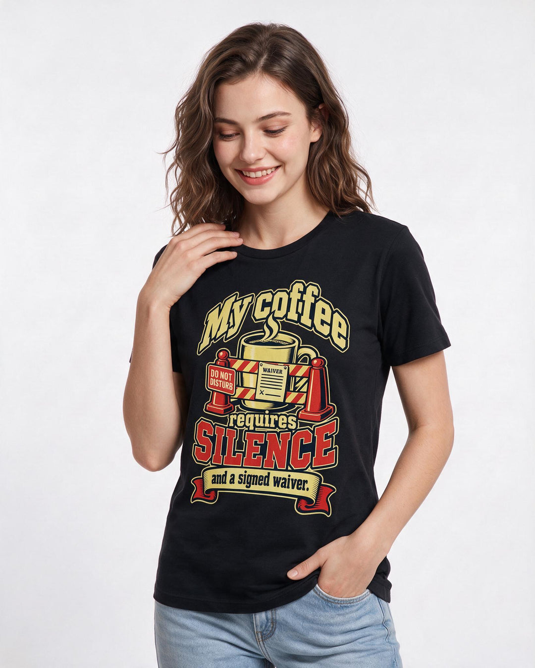 Mom Black T-Shirt for Women – Everyday Expression Graphic Tee product image 1