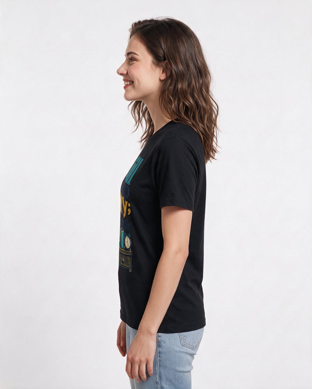 Veteran Black T-Shirt for Women – Everyday Expression Graphic Tee product image 2