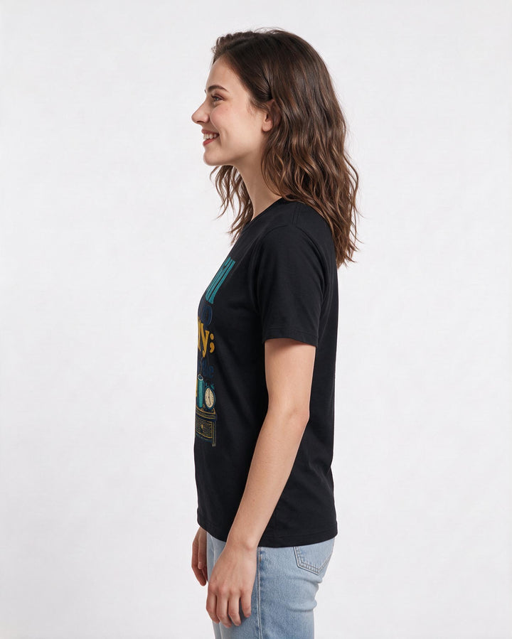 Veteran Black T-Shirt for Women – Everyday Expression Graphic Tee product image 2