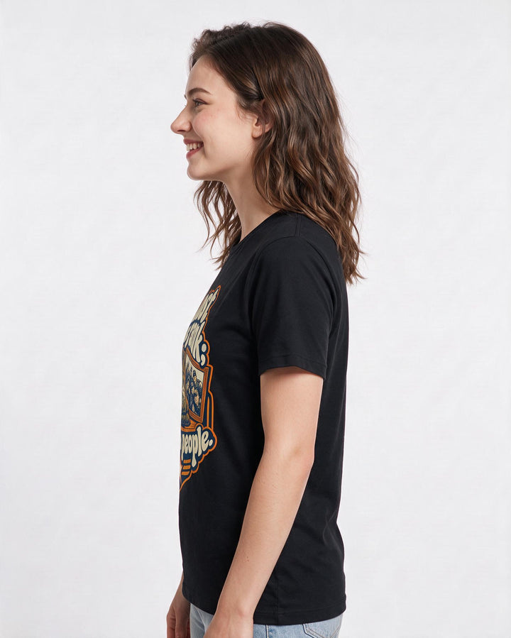 Veteran Black T-Shirt for Women – Everyday Expression Graphic Tee product image 2