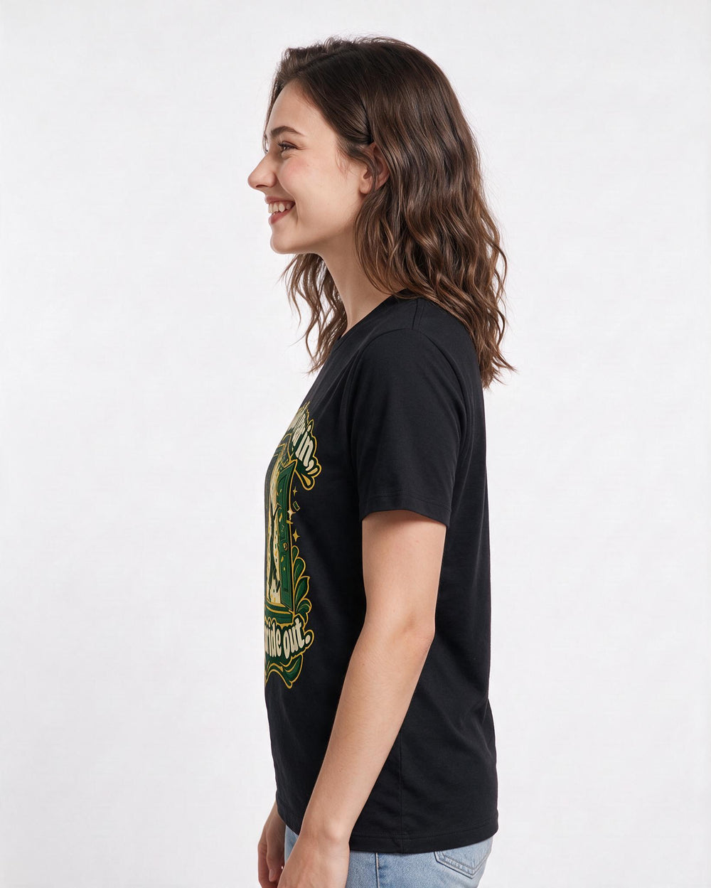 Pride Black T-Shirt for Women – Everyday Expression Graphic Tee product image 2