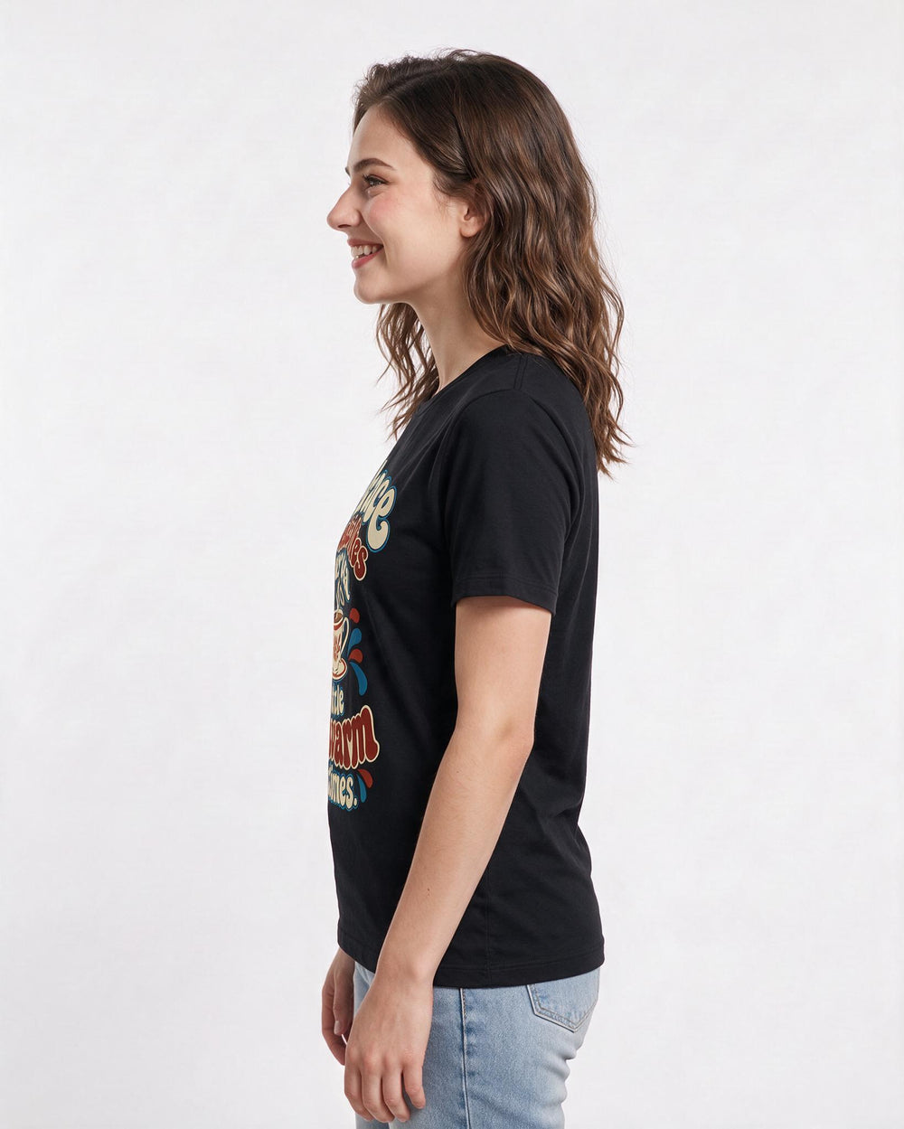 Christian Faith Black T-Shirt for Women – Everyday Expression Graphic Tee product image 2