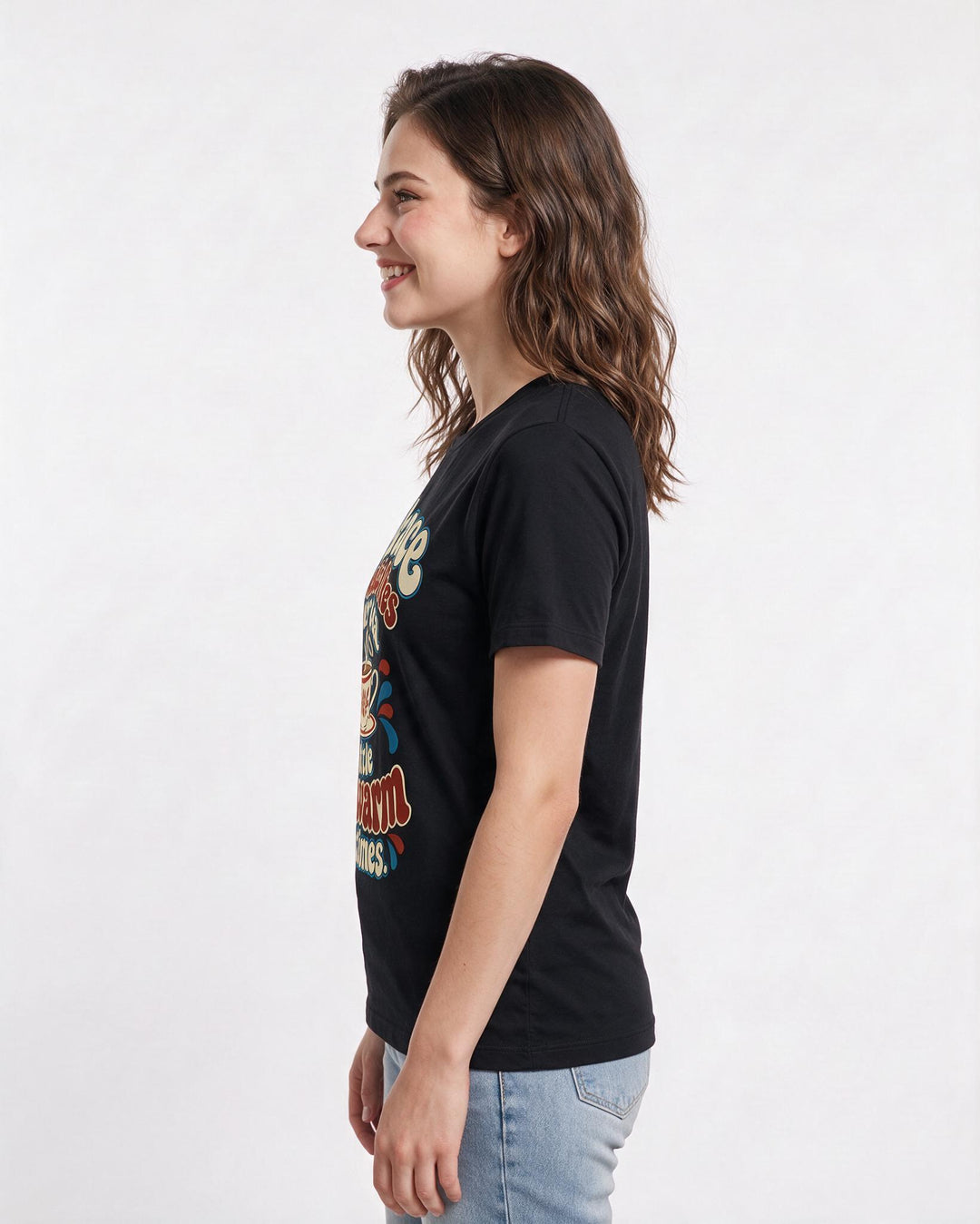 Christian Faith Black T-Shirt for Women – Everyday Expression Graphic Tee product image 2