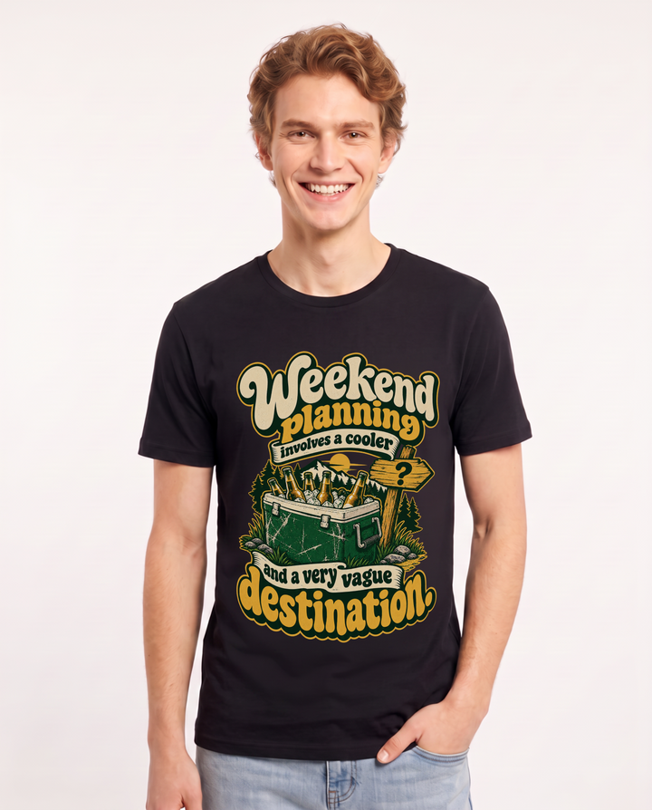 Beer Black T-Shirt for Men – Everyday Expression Graphic Tee product image 3