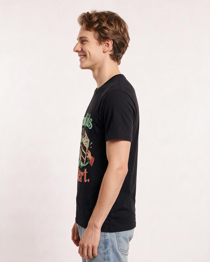 Grandparent Black T-Shirt for Men – Everyday Expression Graphic Tee product image 2