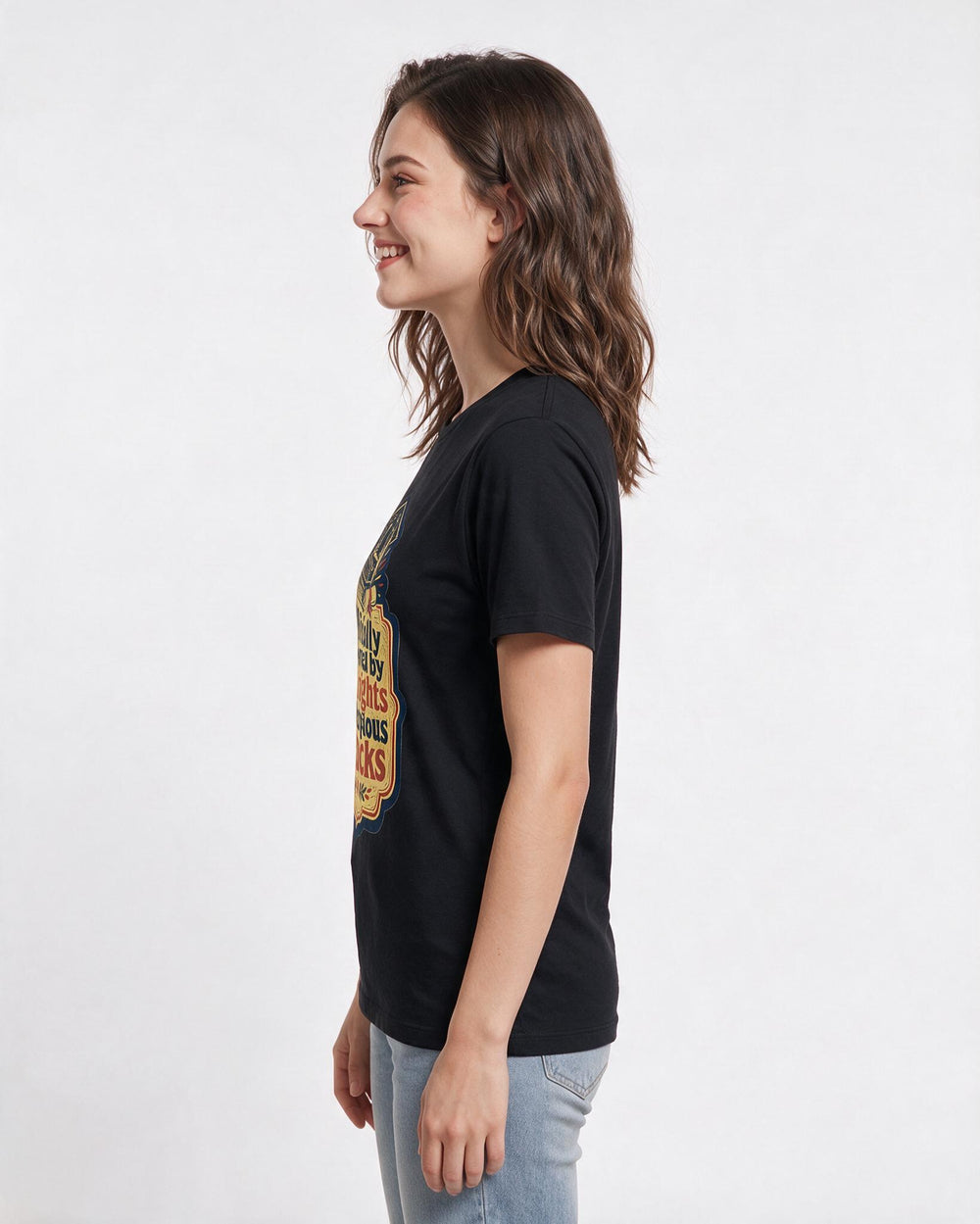 Graduation Gift Women's Black T-Shirt - Officially powered by late product image 2