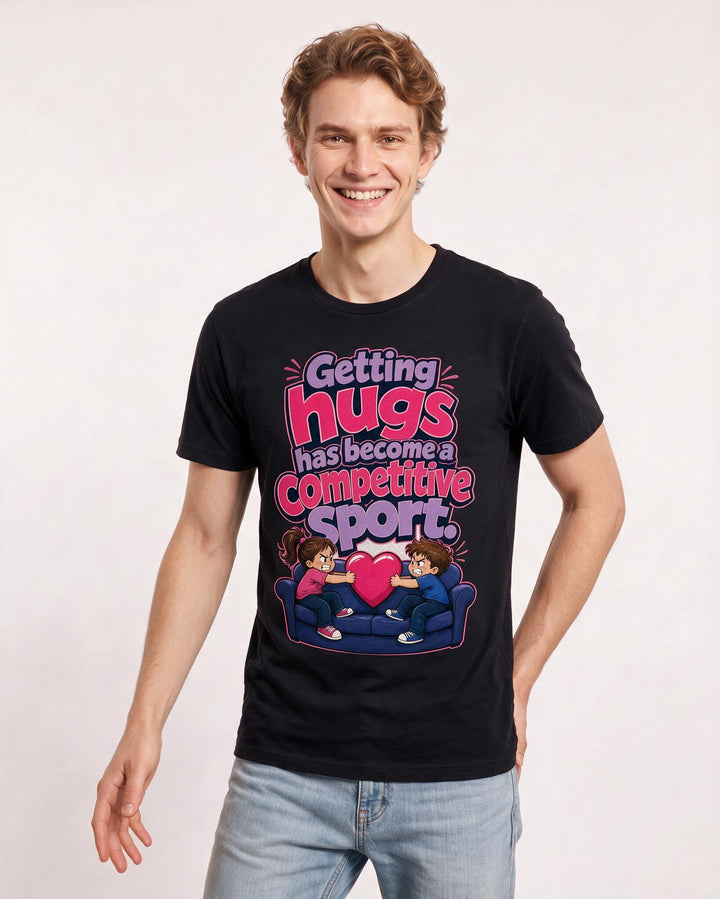 Grandparent Black T-Shirt for Men – Everyday Expression Graphic Tee product image 1