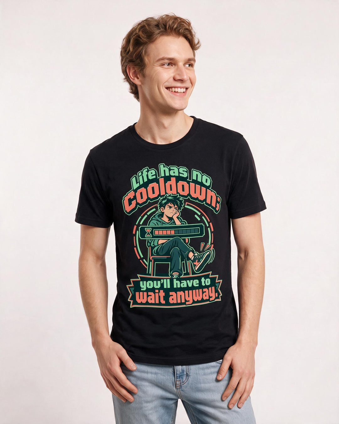 Gaming Black T-Shirt for Men – Game Night Graphic Tee product image 1