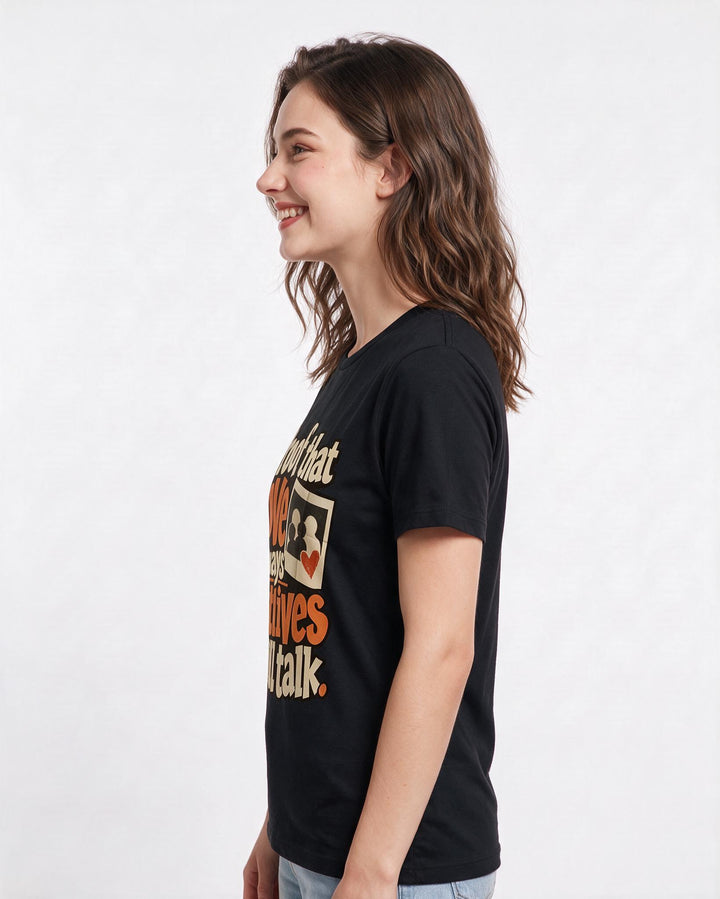 Pride Black T-Shirt for Women – Everyday Expression Graphic Tee product image 2